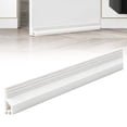 thumbnail image 1 of Door Draft Stopper, Door Sweep for Bottom of Door, Weather Stripping Door Seal Gap Filler Bottom Blocker Soundproof Cold Air Insulation Save Energy Installs Quickly (White, 1.1*39in), 1 of 9