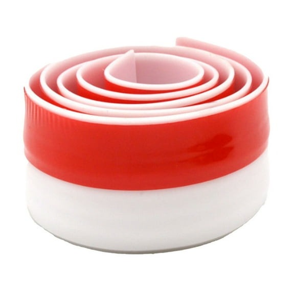 Door Draft Stopper, Under Door Sweep for Exterior & Interior Doors, Anti-Collision Weather Stripping Door Seal, Garage Window Blocker Noise Cold Air Insulation, Draft Guard White 2" W x 39" L