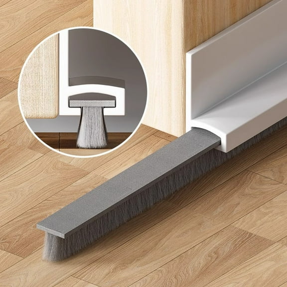 Door Draft Stopper Door Sweep Weather Stripping Noise Blocker Window Breeze Blocker Adjustable Draft Door Closers White