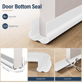 thumbnail image 1 of Door Draft Stopper, Under Door Windproof Noise Reduction Draft Stopper, Thermal Insulation Door Bottom Seal Strip, Air Leak Guard Gap Filler for Bedroom, Living Room, AC Room & Home Door Sealing, 1 of 6
