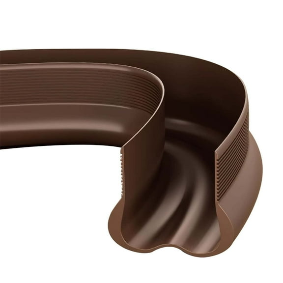 Door Draft Stopper,Draft Guard for Exterior and Interior Doors,Sound Proofing Thick Foam Strip Gap Filler,Weather Stripping Door Seal, Garage Window Blocker Noise Cold Air Insulation(Brown)