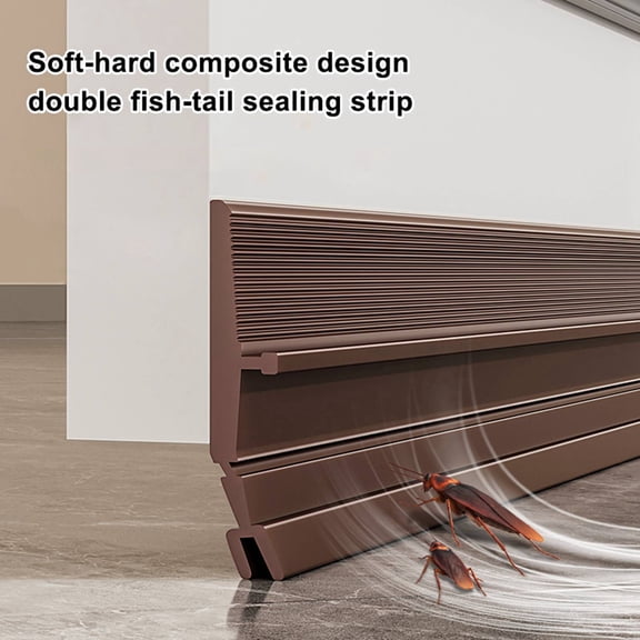 Door Draft Stopper Under Door Draft Blocker Insulator Doors Sweep Weather Stripping Noise Stopper Sheets, Rolls & Strips Strong Adhesive