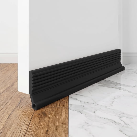 Door Draft Stopper Weather Stripping for Bottom of Door, Under Door Seal Gap Filler with Strong Adhesive, Noise Blocker and Energy Saver for Bedroom, Office, and Interior Doors (39.3 Inches)