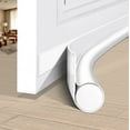 thumbnail image 1 of Under Door Draft Stopper Weather Stripping Door Seal Door Sweep Reduce Cold Air Front Soundproof Draft Blocker for Bottom of Door Suitable for Interior/Exterior,White, 1 of 17