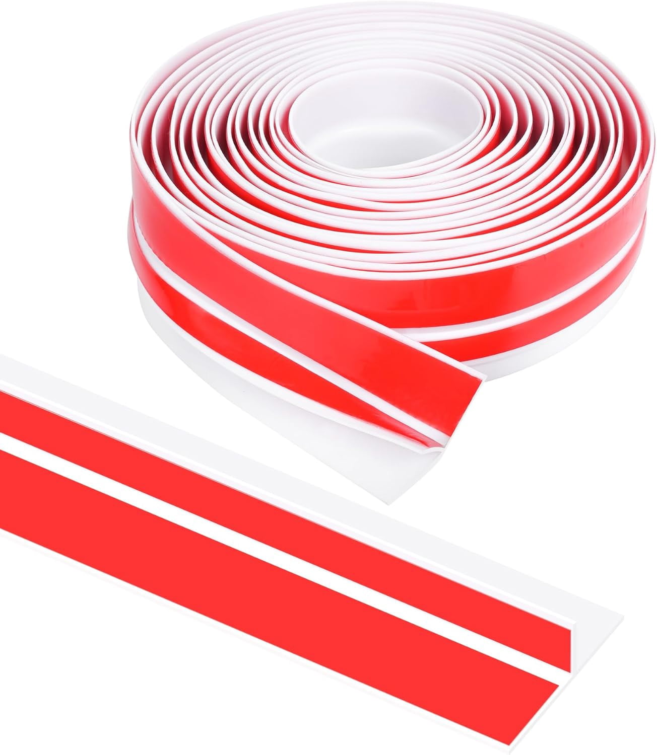 Door Draft Stopper for Side of Door Frame 1.97 in x 40 Ft T-Shaped ...