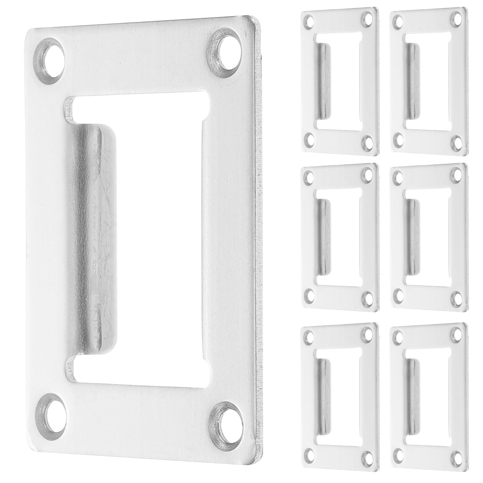 Door Frame Buckle Reinforcement Kit Deadbolt Strike Plate Stainless
