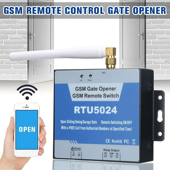 Door Gate Opener Phone Control Phone Remote Control Wireless Good Gain Antenna Humidity Phone Remote Control New