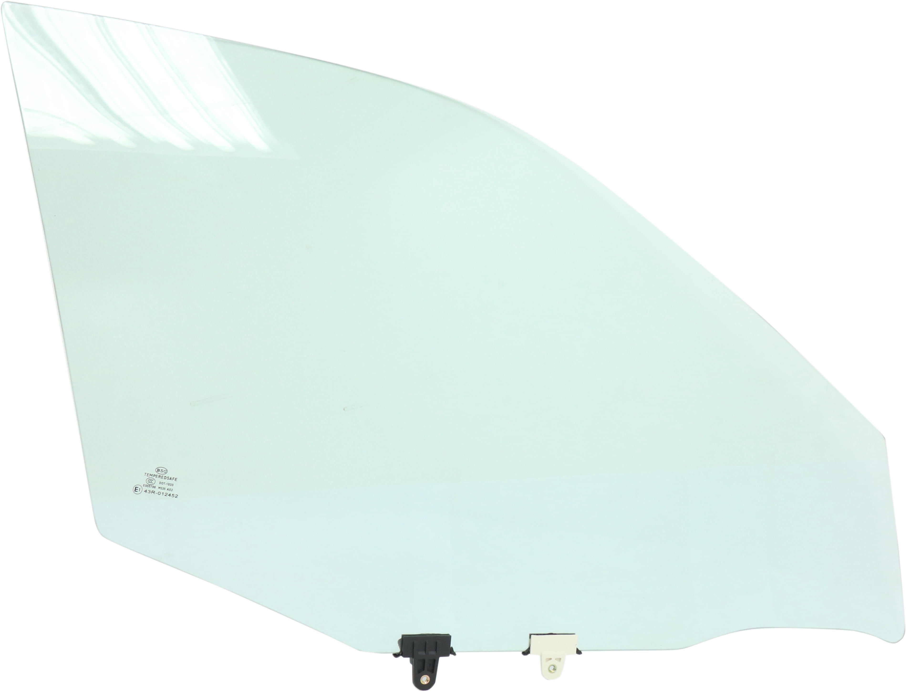 Door Glass Compatible with 2002-2006 Nissan Sentra Front, Right Passenger Green Tint FD21029 GTYN