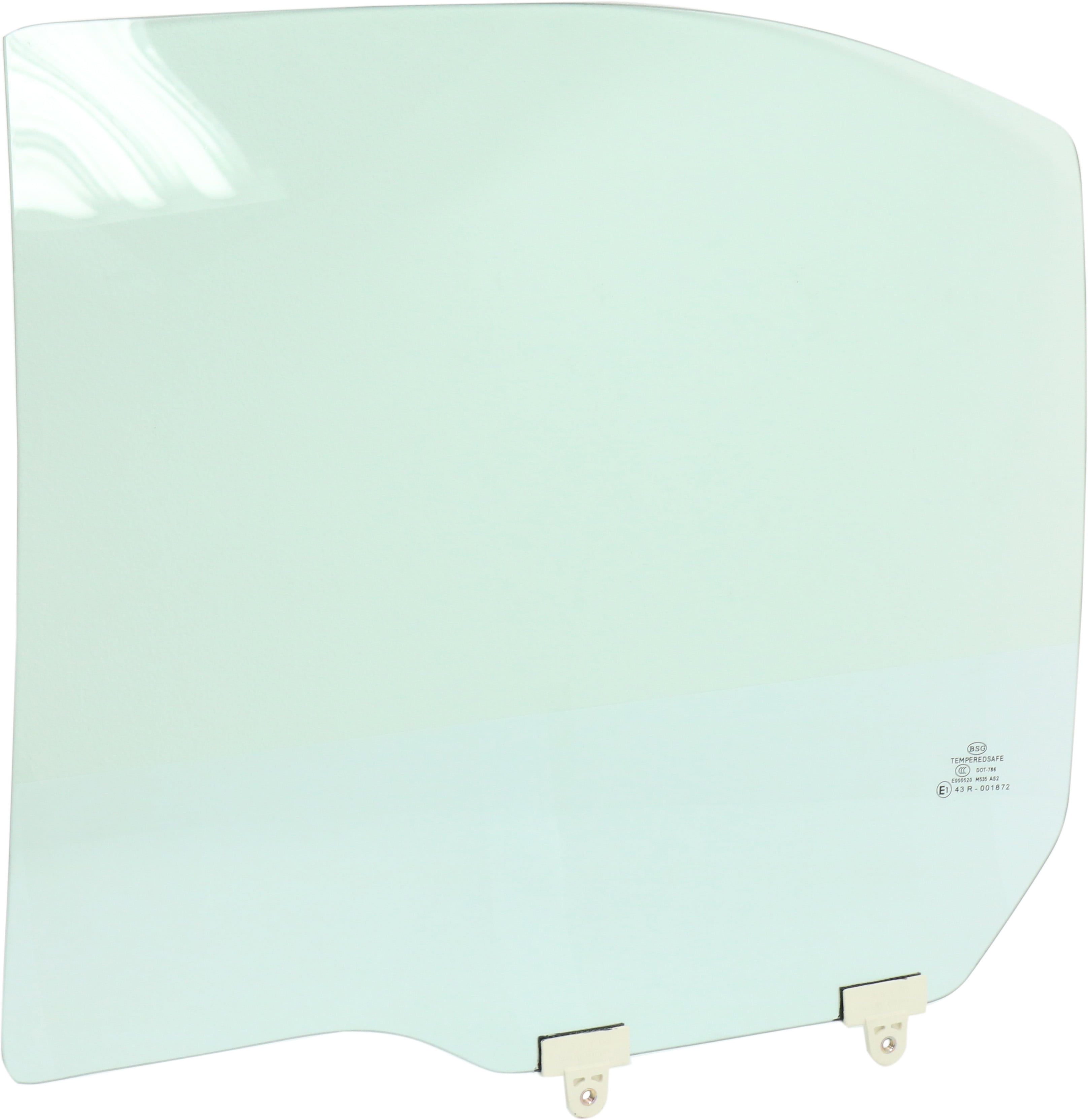 Door Glass Compatible with 2002-2006 Nissan Sentra Rear, Left Driver Green Tint FD21032 GTYN