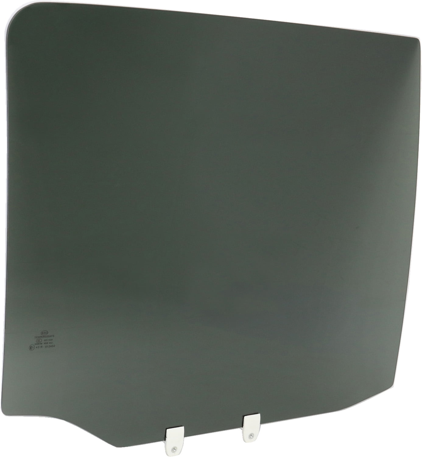 Door Glass Compatible with 2004-2015 Nissan Titan Rear, Left Driver Gray Tint Privacy FD22216 YPYN