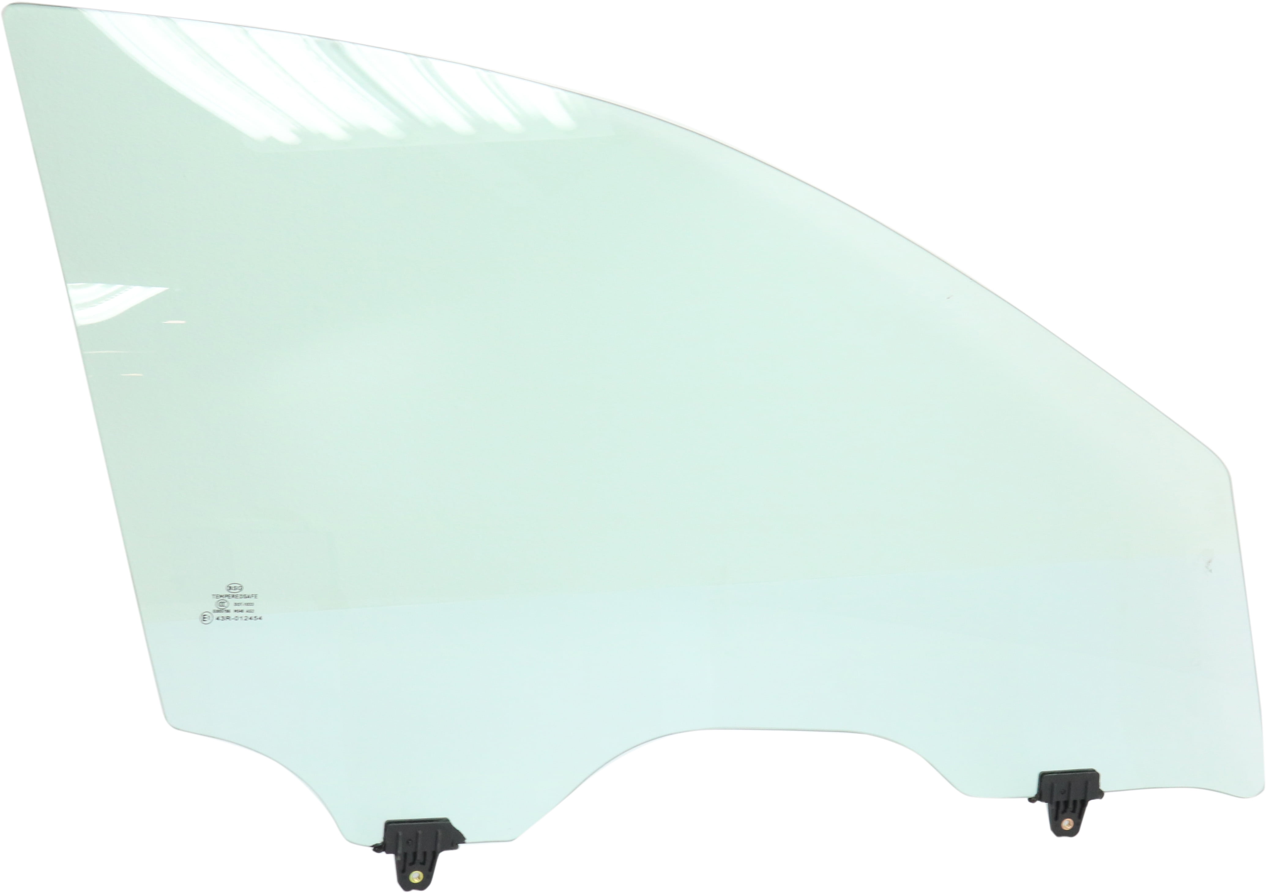 Door Glass Compatible with 2007-2008 Infiniti G35 2009-2013 G37 Front, Right Passenger Green Tint FD23311 GTYN
