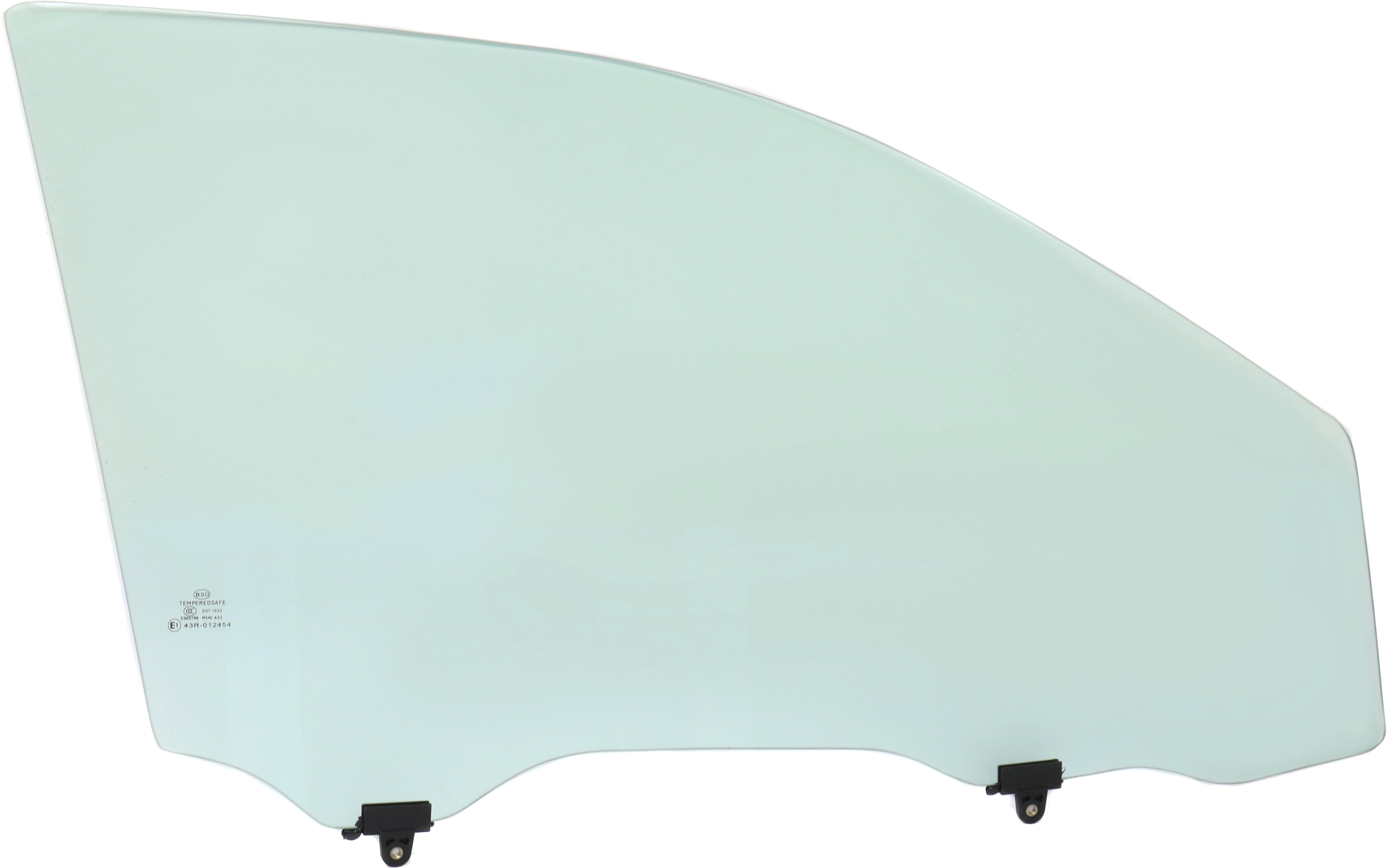 Door Glass Compatible with 2014-2019 Toyota Highlander Front, Right Passenger Green Tint FD26109 GTYN