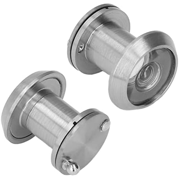 Door Glasses, Wide Angle Security Door Scope, Door Viewer, Replacement, Copper, Peephole, Home Security, Cover Included