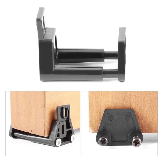 Door Guide Door Roller Guide Premium Plastic Bottom Floor Guide Wall Mounted Sliding Barn Door Hardware With Screws Wall Roller Guide