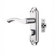 thumbnail image 1 of Door Handle Accessory Set fit Pella Door Handle Replacement Part, with Key and Lock Cylinder, Mortise Lock Not Included (Brushed ), 1 of 3