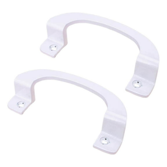 Door Handle Aluminum Sliding Glass Door Pull Fits 6-5/8 inches Mounting Hole White