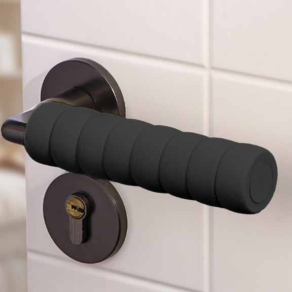 Door Handle Cover Protective Anti-Collision Noise Reduction Scratch-Proof Door Handle Wrap, Soft Eva Helix Design With Winter Warmth Insulation, Easy Install For Car Interior Home Door