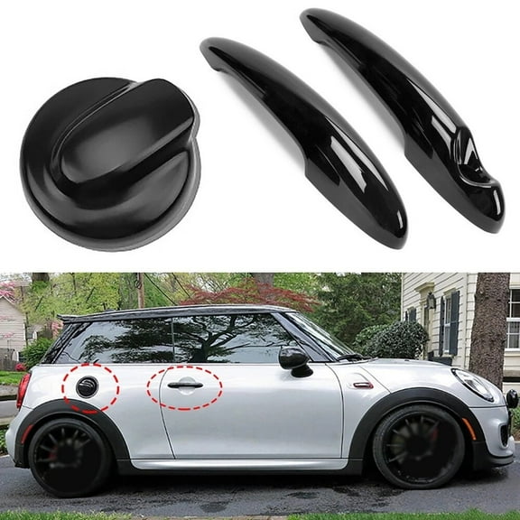 Door Handle Covers & Gas Tank Cover for MINI R55 Cooper S 2007-14 R56 2006-13