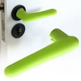 thumbnail image 1 of Door Handle Covers, Heavy Duty Door Knob Covers Silicone Door Handle Glove Covers Anti-Static Safety Door Knob Protector for Flat Square Door Levers (Green/1 Pcs) 5.31x2.17", 1 of 8