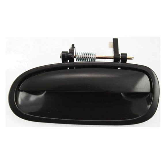 Door Handle Exterior Rear Driver Side Left Smooth Black Without Key Hole