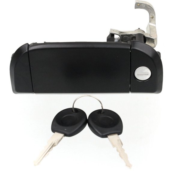 Door Handle Front Driver Left Side For 92-03 EuroVan Smooth Black Left Hand