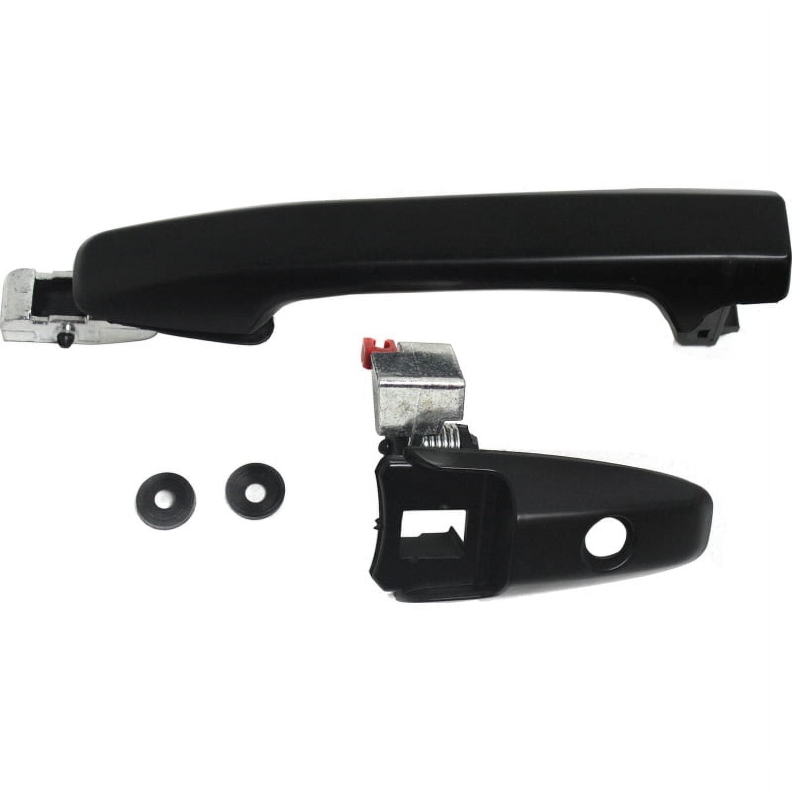 TRQ Front Passenger Side Exterior Door Handle - Compatible With 2012-2015 Honda Civic (Right Side, Black, With Smart Key) - View #9