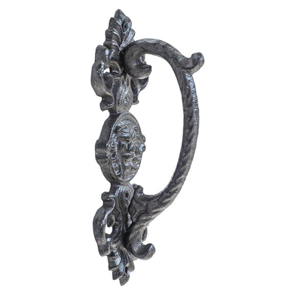 Door Handle Gate Pull Barn Accessory Solid Cast Iron 8.58 Inch for Garden Home Entryways