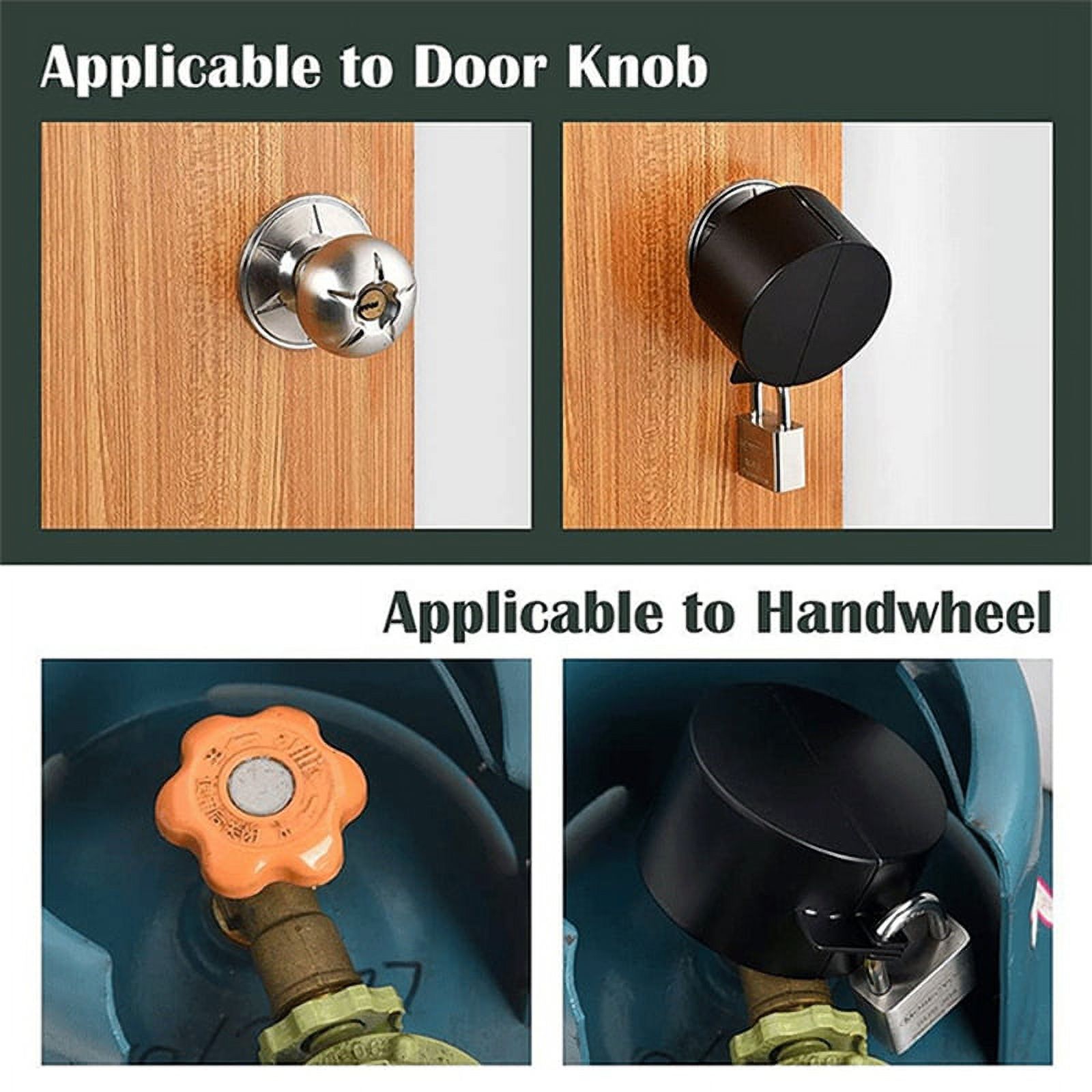 Door Handle Lock, Door Knob Lock Out Device, Disable the Doorknob