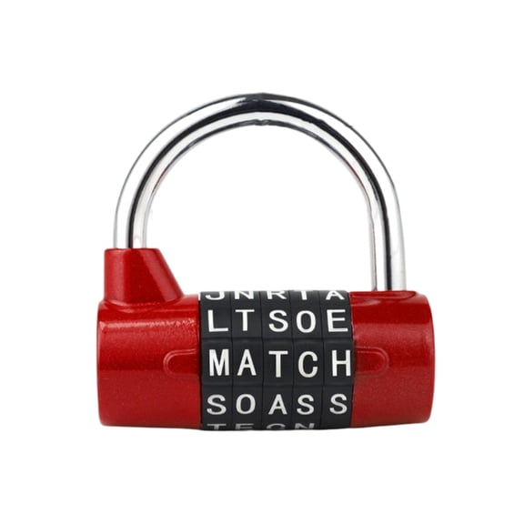 Door Handle Password Lock 5 Letter Combination Lock Padlock Wardrobe Combination Lock Security Lock Gym Locker