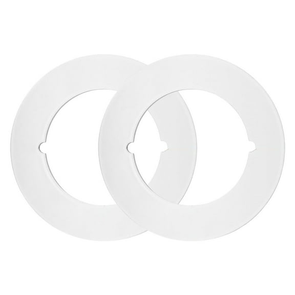 Door Handle Plate Reinforcement Plate Anti-Scratch Plate Fixed Repair Back Plate White Smile Home