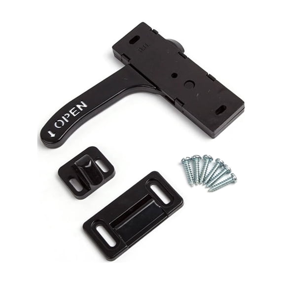 Door Handle Replacement - Secure ABS Latches with Anti-Slip Texture, Left/Right Hand Compatible