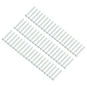 Uxcell Door Handle Screws, Cabinet Handle Break Away Screws for Drawer Pull with Slub Bolt for Door Lever Knob M4x50 60