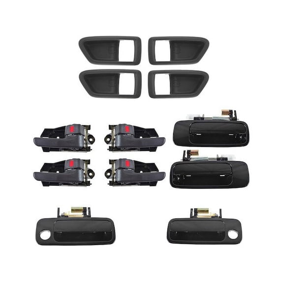 Door Handle Set 12 Piece - Compatible with 1997 - 2001 Toyota Camry 1998 1999 2000