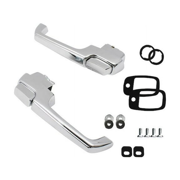 Door Handle Set - Compatible with 1967 - 1972 Chevy C10 Pickup Base 1968 1969 1970 1971