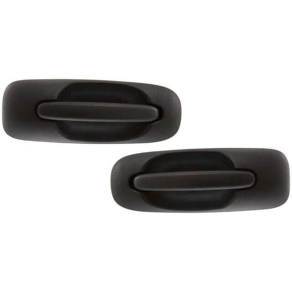 Door Handle Set For Chrysler Dodge Sliding Door Textured Blk 2Pcs
