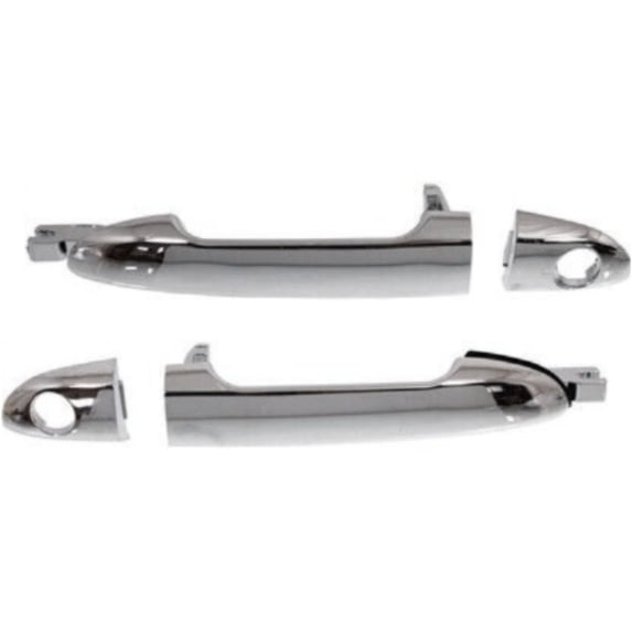Door Handle Set For Kia Spectra Spectra5 2L 4Cyl Front Chrome Plastic 2-Pcs
