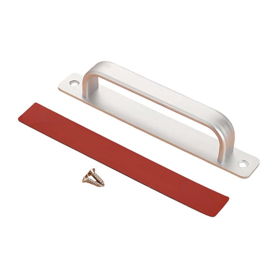Door Handle Sliding Door & Window Aluminum Alloy Drawer Cabinet Pull Handle, Silver, Small