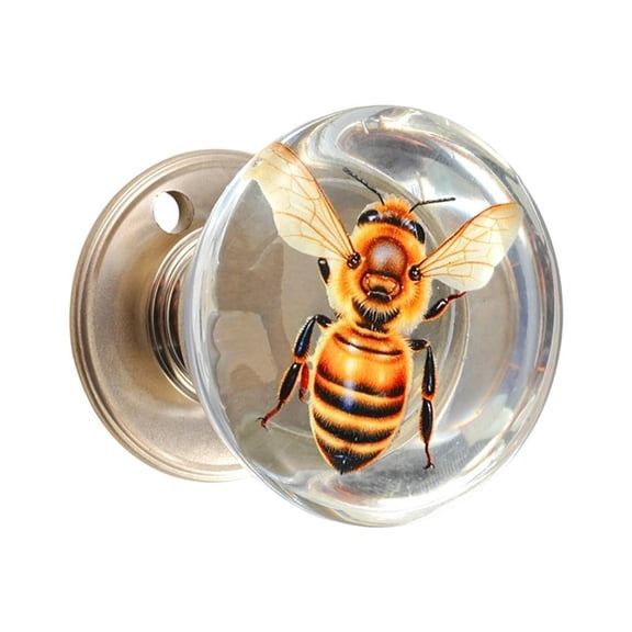 Door Handle With Multiple Themes Resin Metal Knob for Home Office Decors