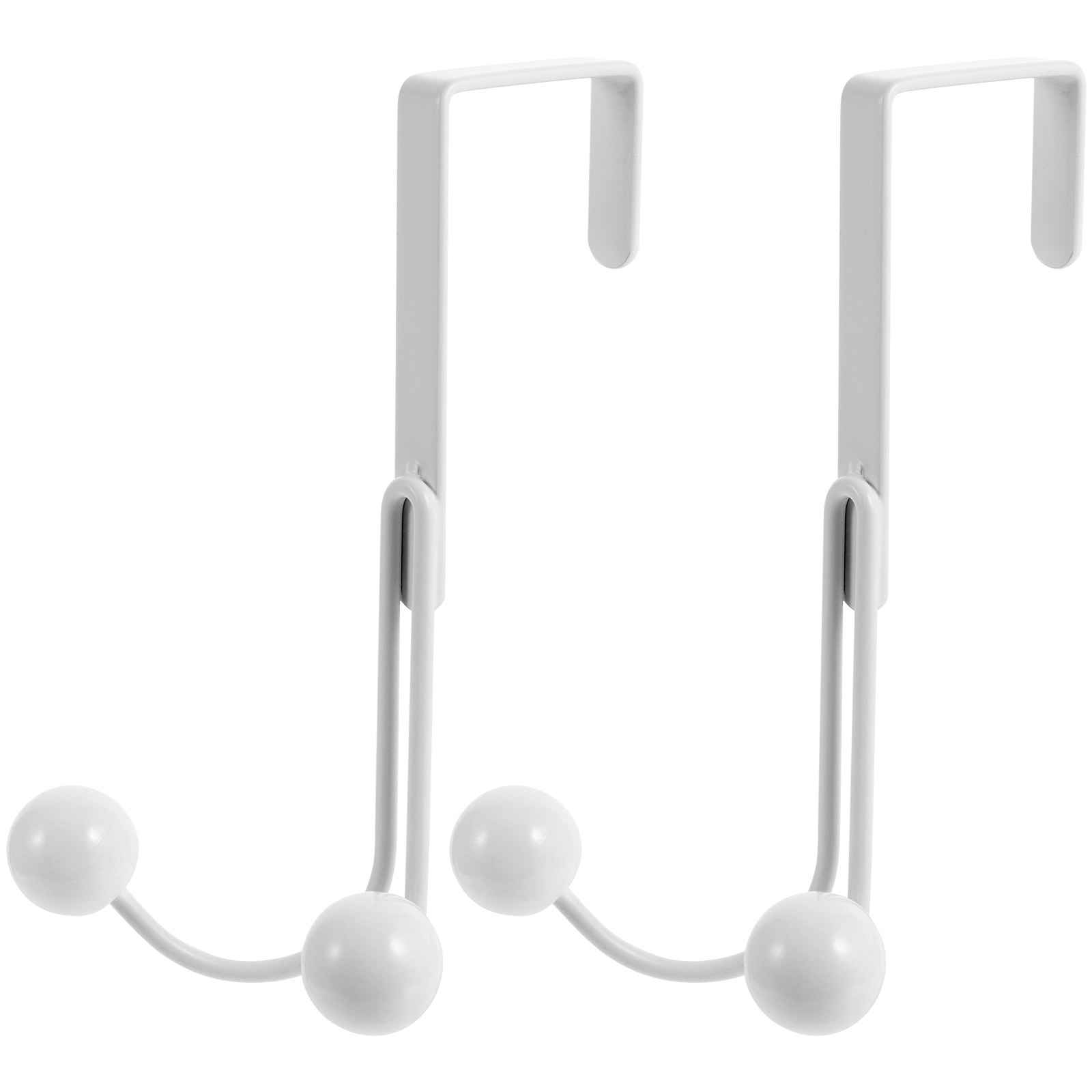 Door Hanger Hook The Over Hanging Hooks Rack Behind Hat Bathroom White Clothes Metal Coat Bedroom Hangers Towel Wall