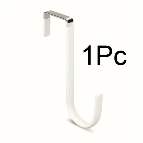 Door Hangers Hooks with Rubber Prevent Scratches Heavy Duty Organizer Hooks for Living Room, Bathroom, Bedroom, Kitchen