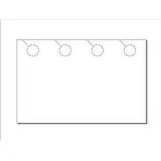 Door Hangers, Print-Ready, 4.25" x 11", 4-UP on 11" x 17" White 67-lb Vellum, with 1.5" Holes - 250 Sheets
