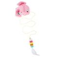 thumbnail image 1 of Door Hanging Interactive Cat Toy 4.7 Inch Automatic Retractable Self Play Teaser Adjustable Training Toy for Indoor Cats Pink, 1 of 5
