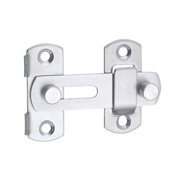 Door Hasp Latch, 1 Pc French Door Lock, Double Door Lock, Outswing Door Security, Stainless Steel Safety Security Home Anti-Theft Guard Bolts Action Hardware Sliding Lock for Door Window Cabinet
