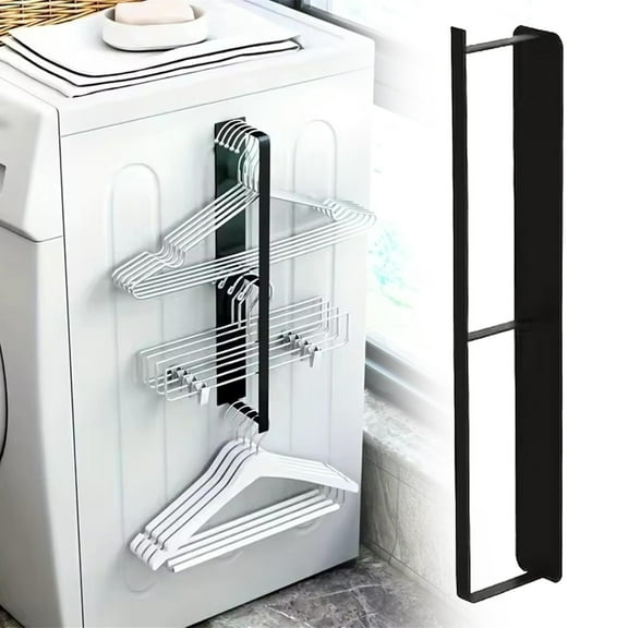 Over Door Hat Rack Laundry Room Organization Extendable Hanger Storage Rack For Washing Machine Closet Laundry Room Hanger Holder Organizer Stacker For Adult Kids Velvet Hangers Hanger, Household H