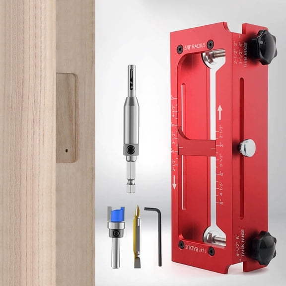 Door Hinge —Adjustable Aluminum Alloy Door Hinge —Suitable For Door Hinges Ranging From 2.5 To 5 Inches In Length And 1/4 Or 5/8 Inches In Thickness. Hand Drill Adapter Flexible Drill Bit for Wire