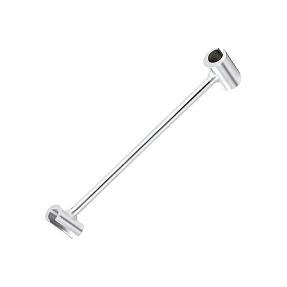 Door Hinge Adjustment Tool, 14-19mm/23-25mm Hinges Gap Adjusting Wrench, Heavy Duty Door Hinge Repair Tool for Residence, Fire, Security, Cleanroom Doors, Ergonomic Design, 1Pc(Silver,8x1")