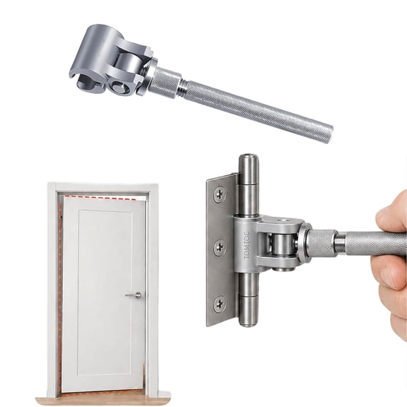 Door Hinge Adjustment Tool, Hinge Adjustment Wrench for Sagging Doors, Cabinets & Door Repair