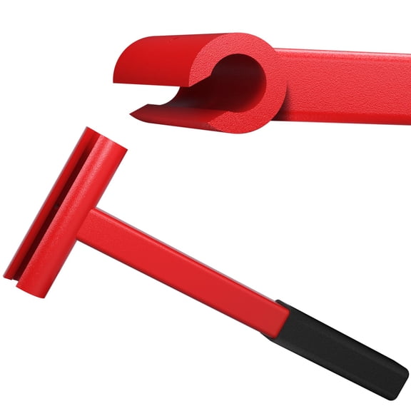 Door Hinge Adjustment Tool, Hinge Bender Wrench for .134" Gauge Commercial Door Hinges, Heavy-Duty Door Alignment Repair Tool, Ideal for Property Managers & Maintenance Staff, Red