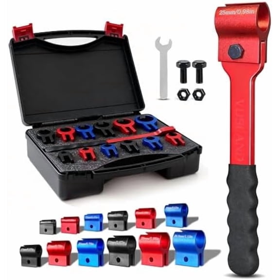 Door Hinge Adjustment Tool Set - 12 In 1 Precise Hinge Gap Adjustment Wrench for Residential and Commercial Doors Reinforced Steel Design Door Hinge Tool for Door Alignment Repair and Installation