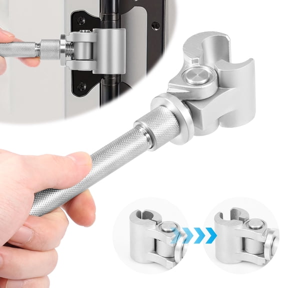 Door Hinge Adjustment Tool Stainless Steel Adjustable Door Hinges Repair Spanner Practical Tools for Home Improvement